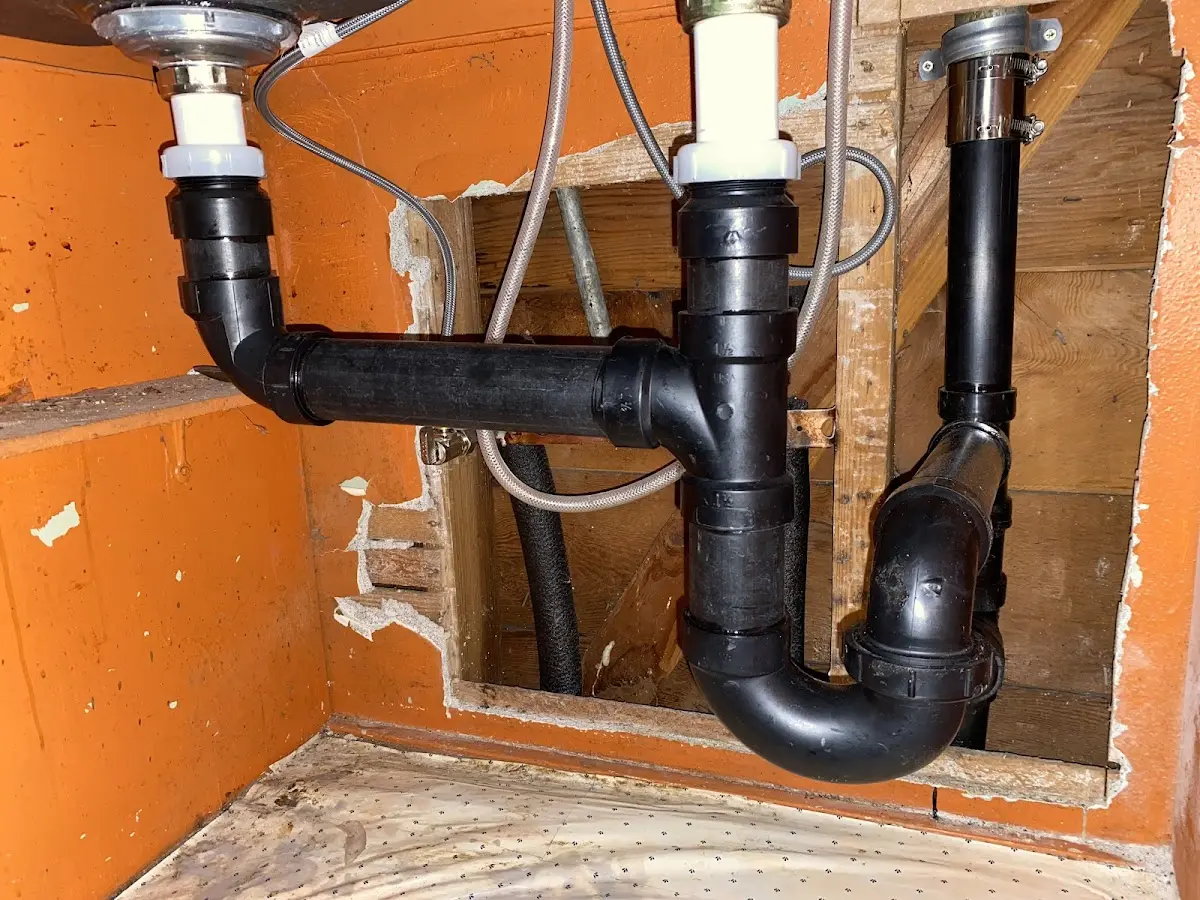 Professional Bathroom Installation equipment and tools on the job in Ely